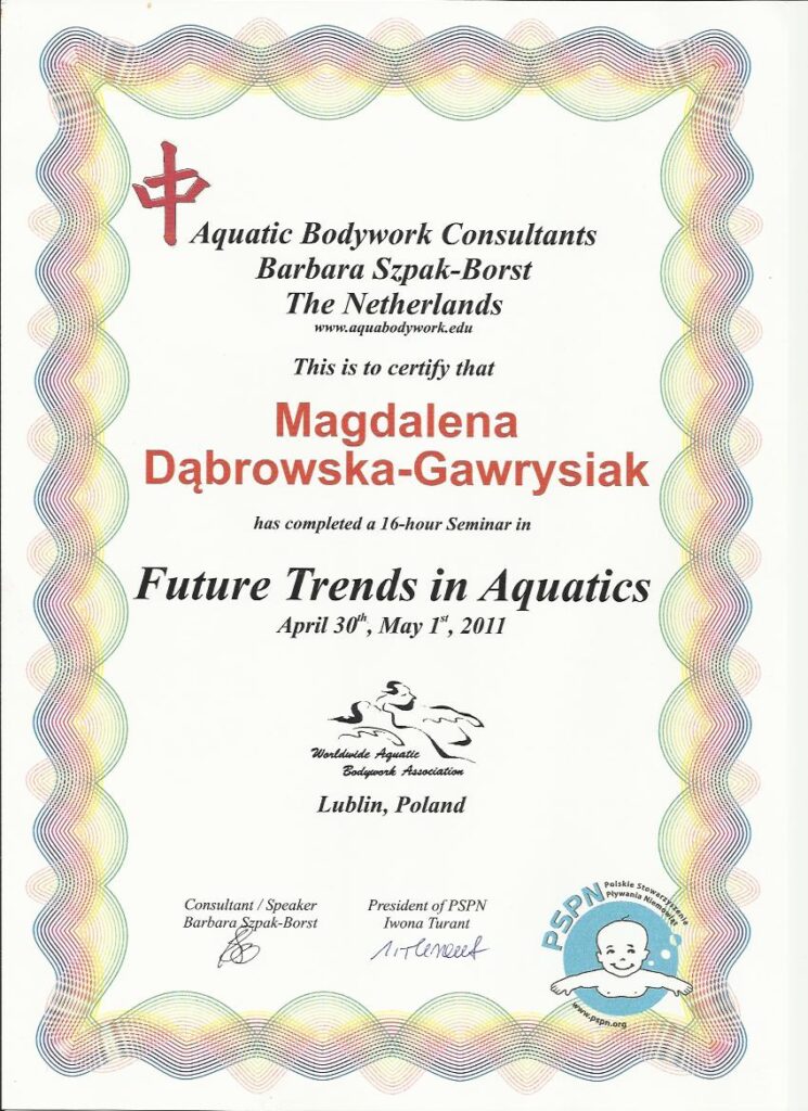certyfikat Future trends akademii ruchu
